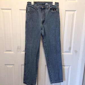 VTG Harley Davidson Mens Traditional Medium Wash Straight Leg Jeans 34x36 (J6)
